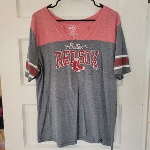 47 Brand Red Heather T-Shirt